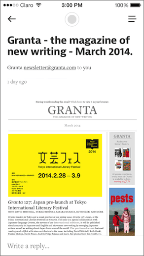 Heed Message View
