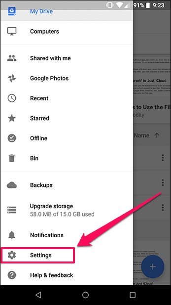 Hide Google Drive Quick Access 9