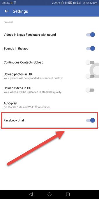 Hide On Facebook Android 3