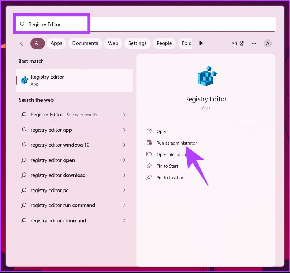 type Registry Editor