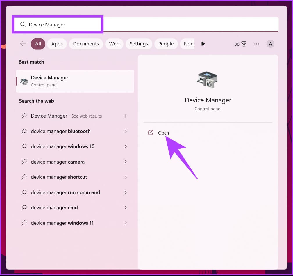 type Device Manager