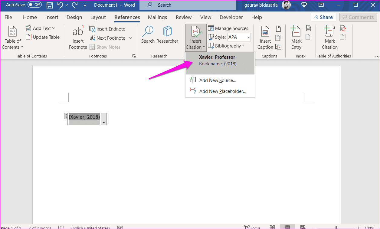 How to Add Citations and Bibliography in Microsoft Word 5