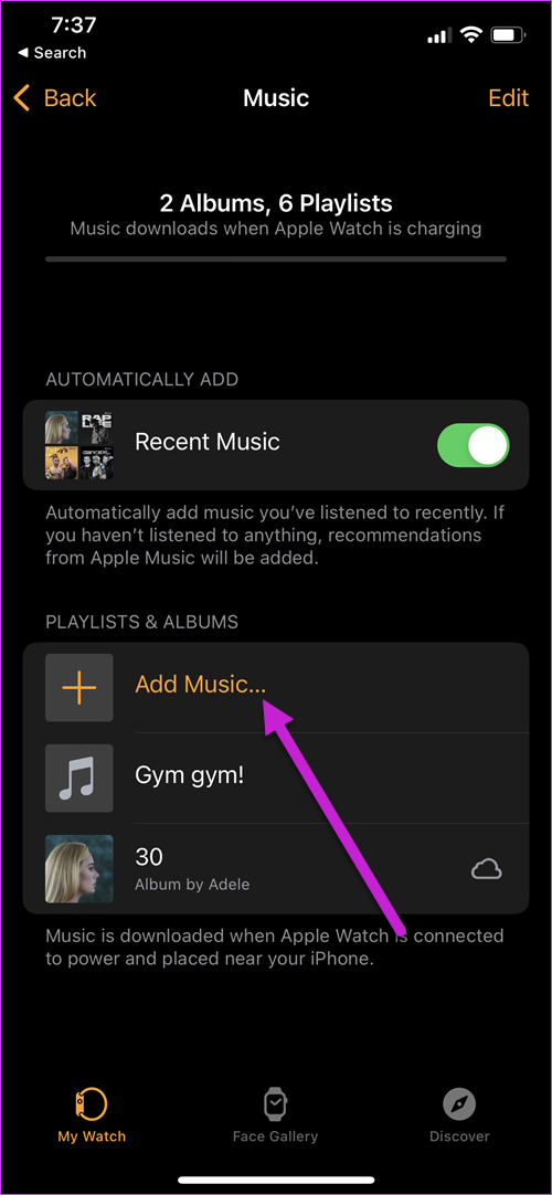 How to Add Music to Apple Watch 4