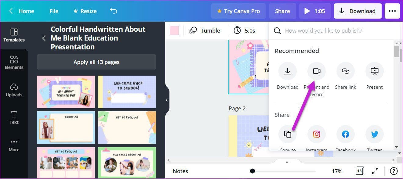 How to Add Voice Overs to Canva Presentations 1