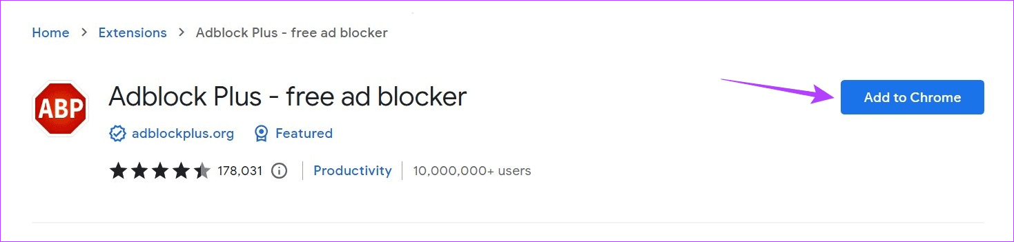 Add extension to Chrome