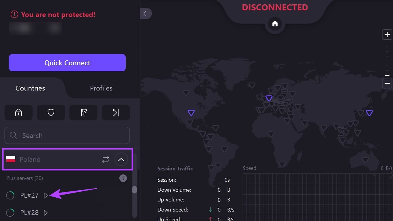 Connect to VPN