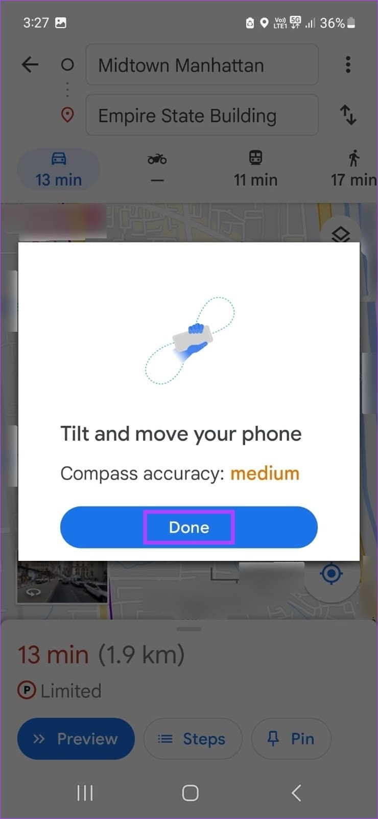 Tap on Done