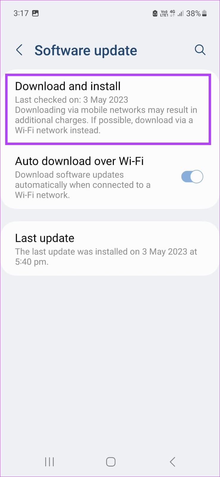 Turn off Battery Saver