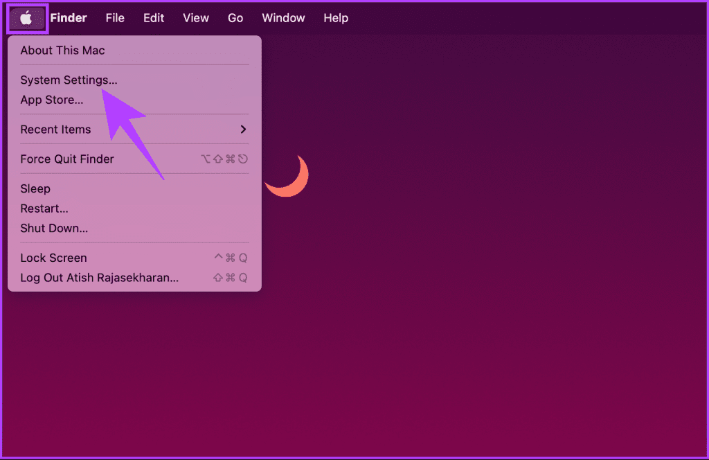 select System Settings