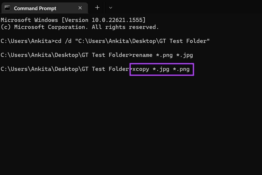 Convert multiple files & saving a copy