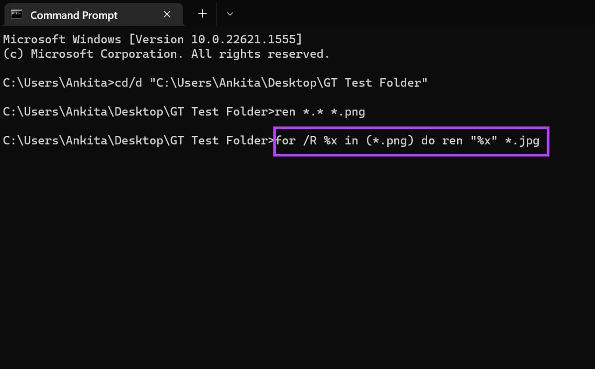 Convert multiple files for all sub folders