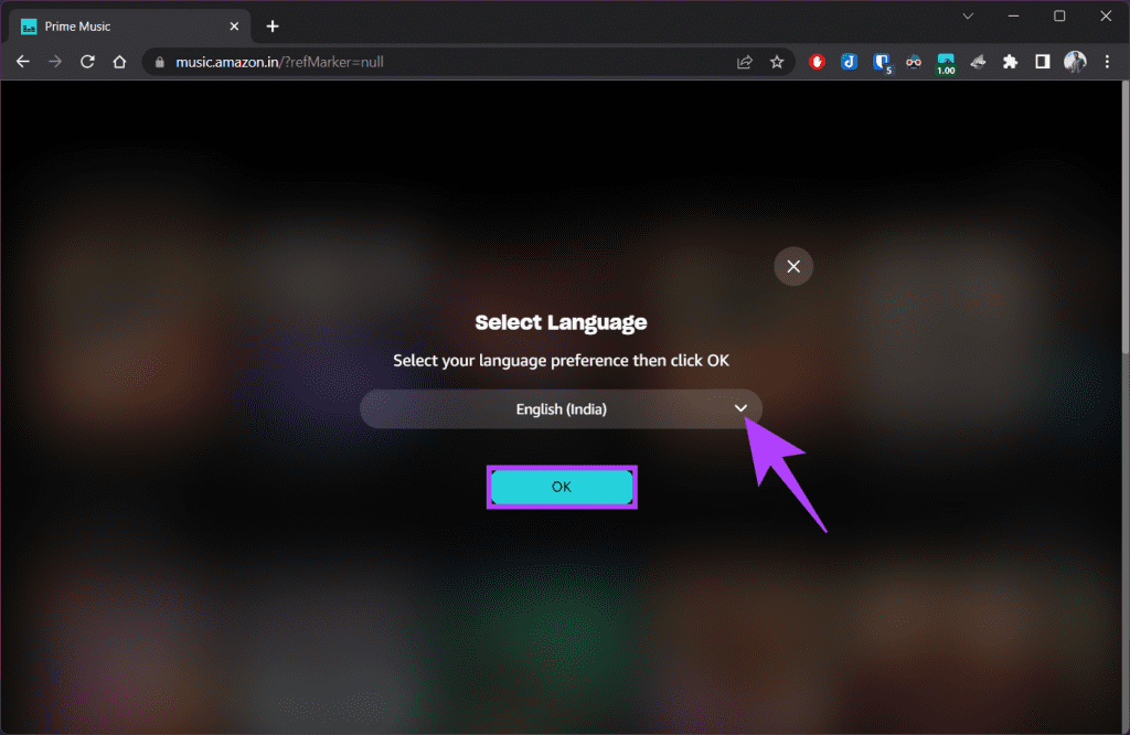 click OK