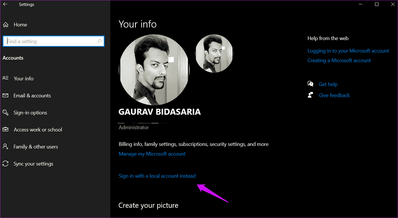 How to Change Microsoft Account on Windows 10 4