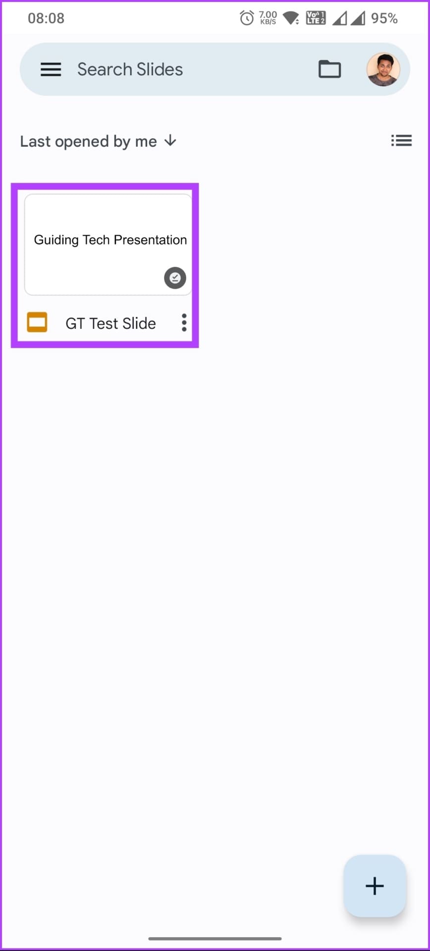 select the file you want to convert and tap open it