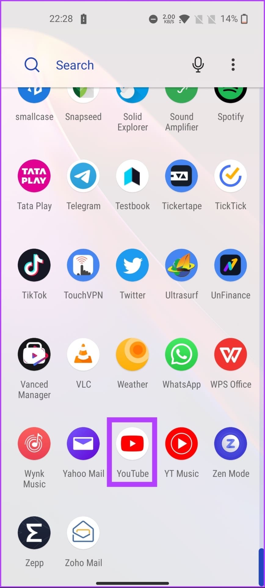 Open the YouTube app on your Android or iOS device.