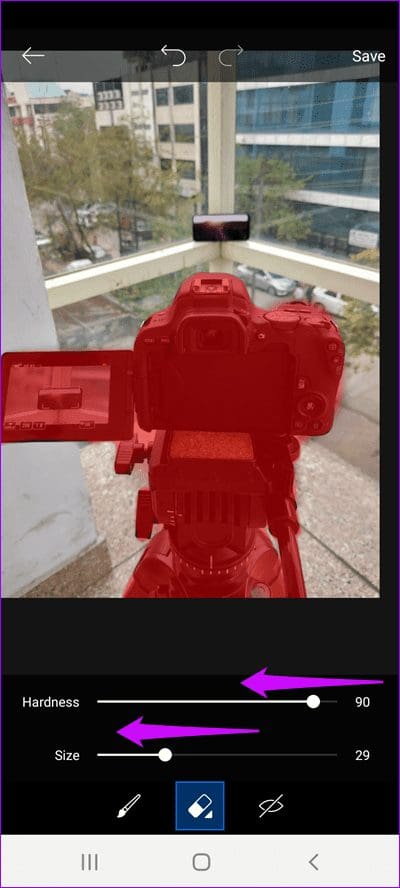 How to Edit and Change Background in Pics Art for Android 3