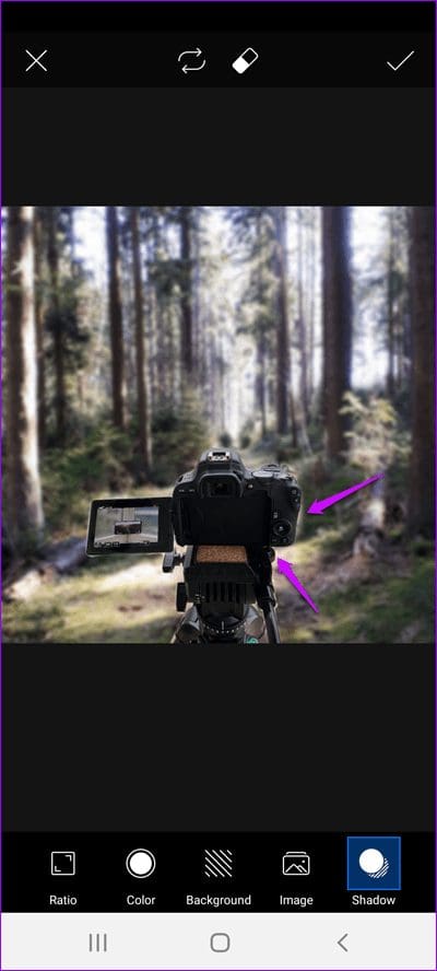 How to Edit and Change Background in Pics Art for Android 5