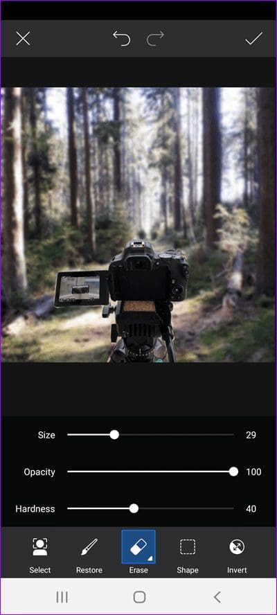 How to Edit and Change Background in Pics Art for Android 6