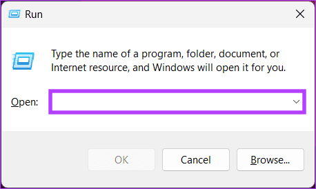 Press the 'Windows key + R' on your keyboard