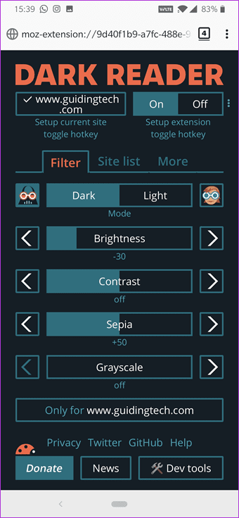 How To Get Dark Mode On Firefox For Android 18