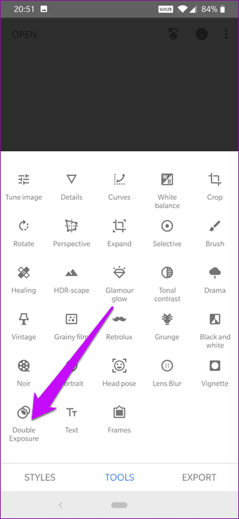 How To Get Disintegration Dispersion Effect On Snapseed 16