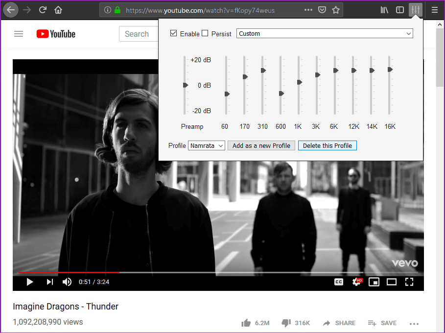 How To Get Equalizer For You Tube On Chrome And Firefox 7