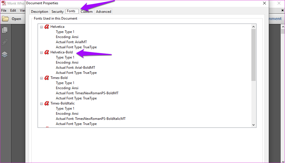 How To Identify Fonts In Pdf Files In Windows 10 2