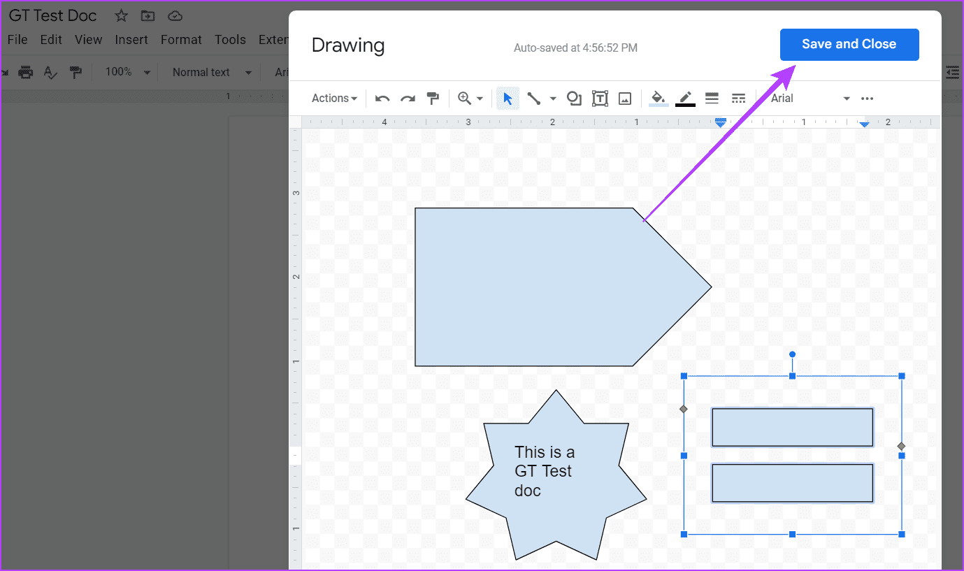 Once you’re done, click on Save and Close