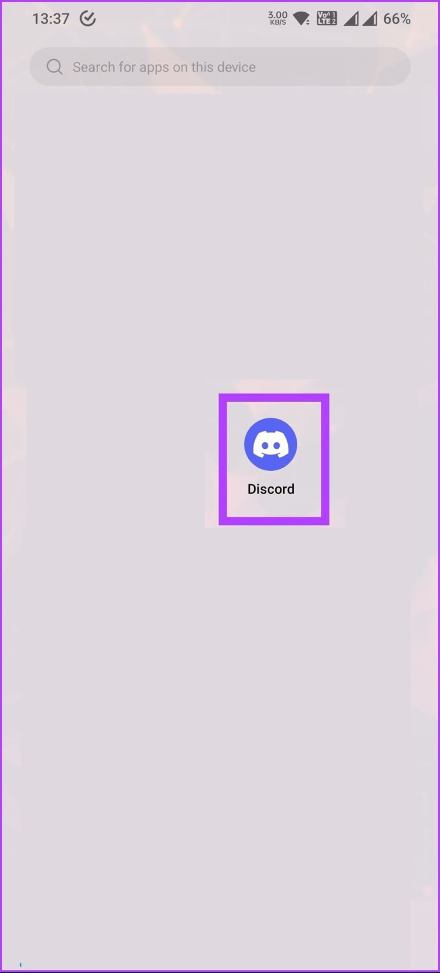 Launch Discord on your Android or iOS device