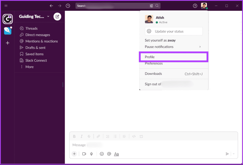 select Profile