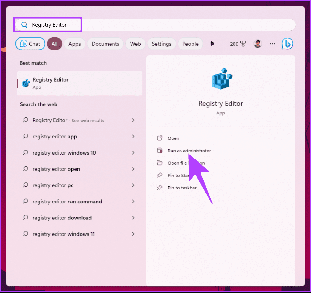 type Registry Editor