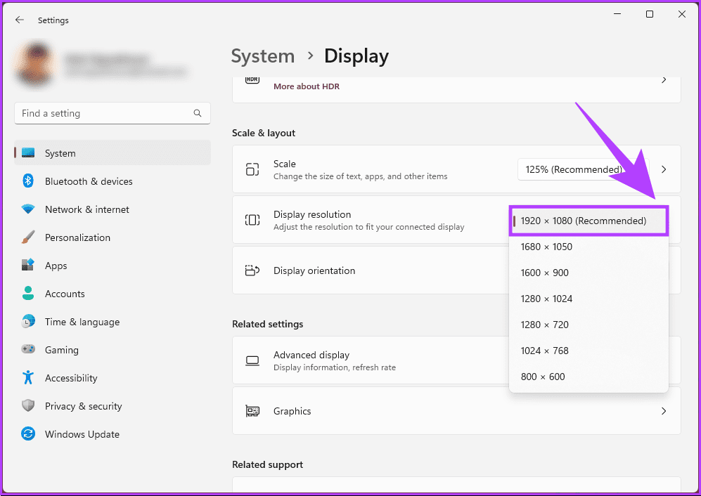 Select the highest resolution supported
