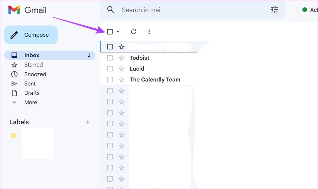 Click on the select button