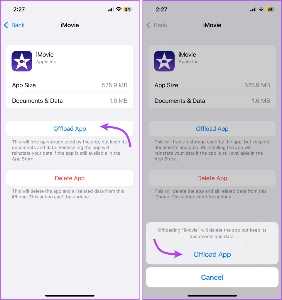 Tap Offload app
