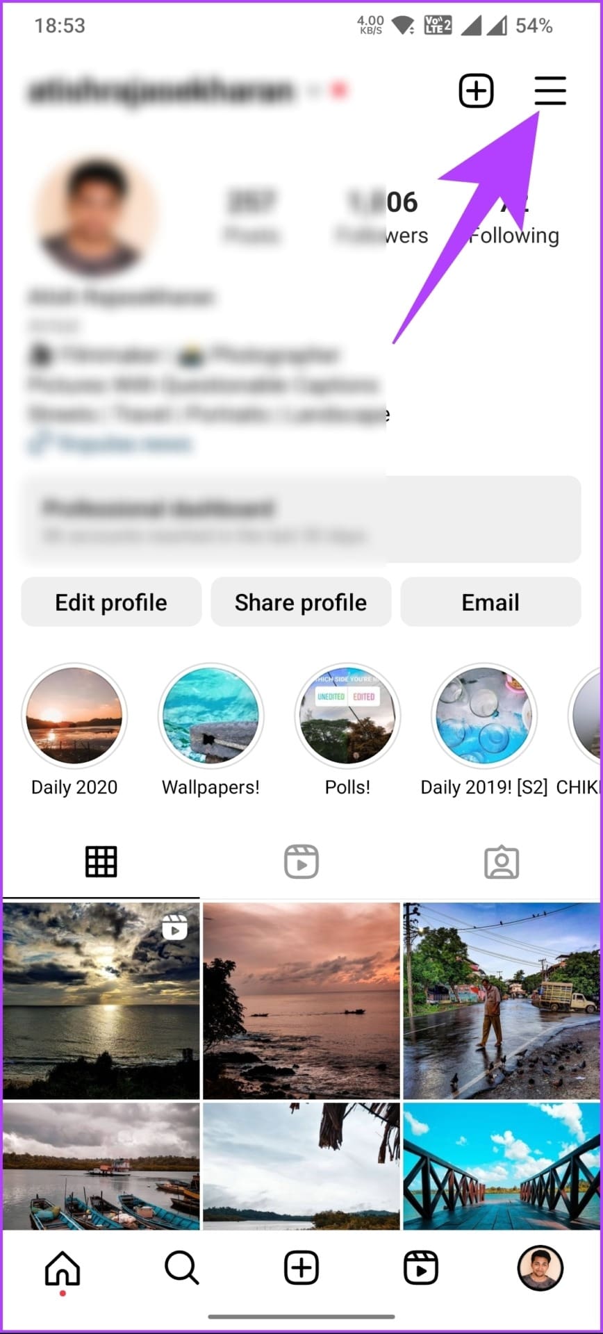 three horizontal bars icon