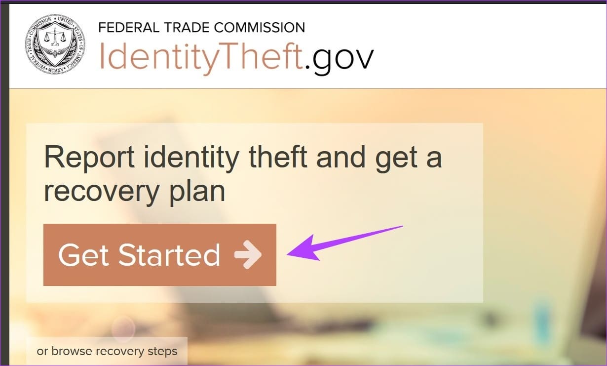 Click on Get Started