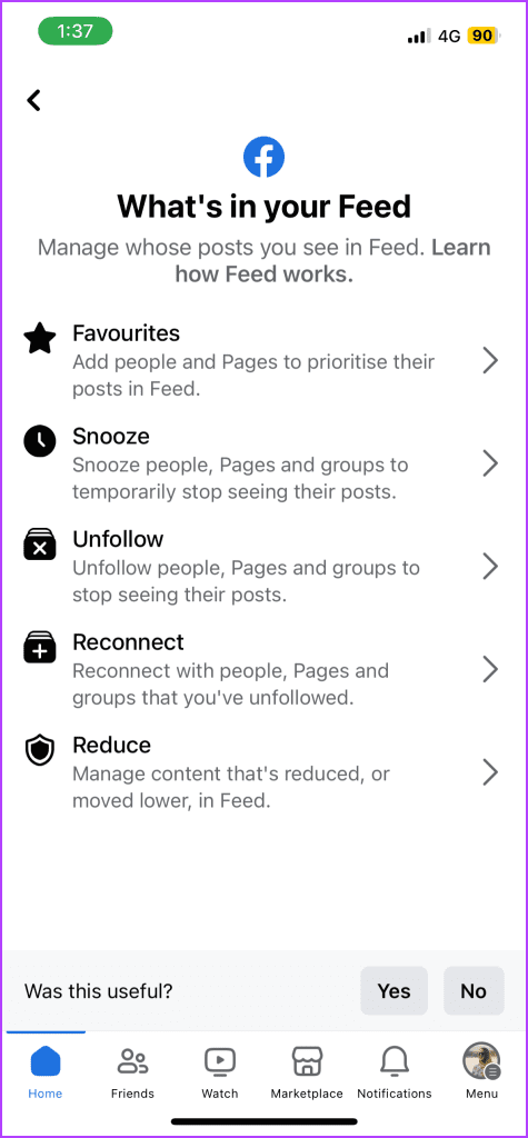 Manage Your Facebook Feed
