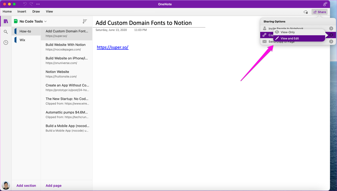 How to Share One Note Notebook on Desktop and Mobile 13
