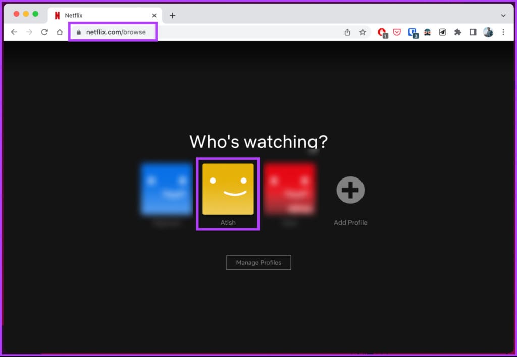 Go to Netflix