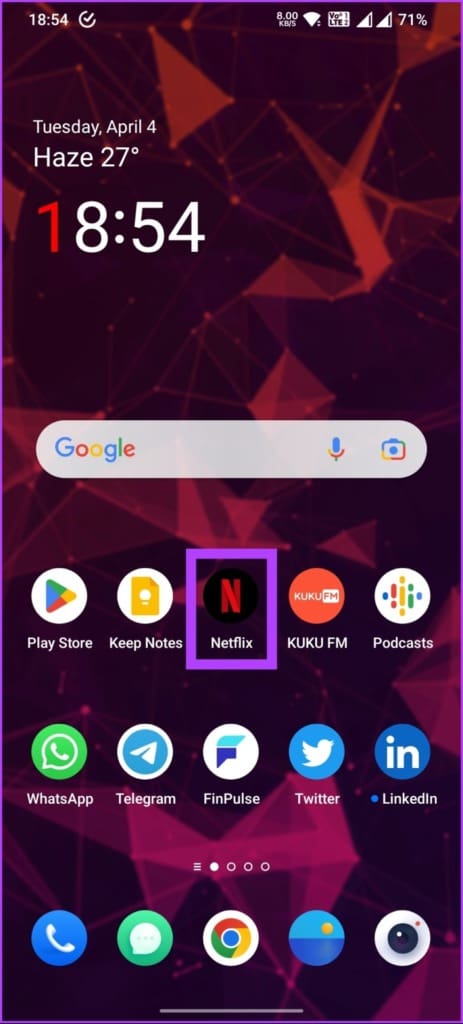 Launch Netflix