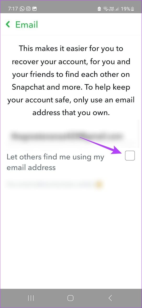 Uncheck the box