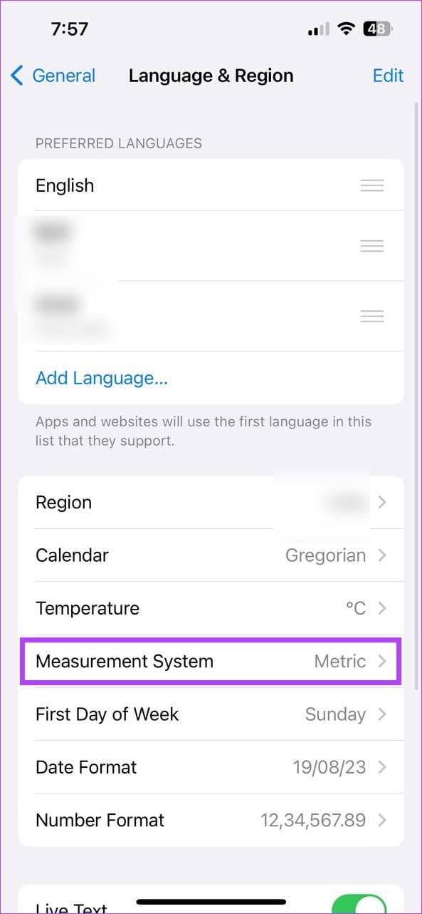 Tap on Measurement System