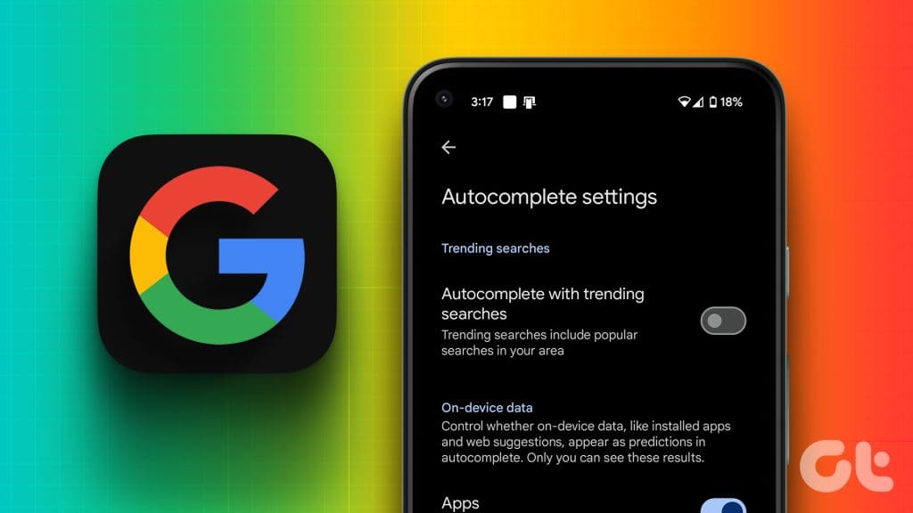 Get rid of trending searches on Google