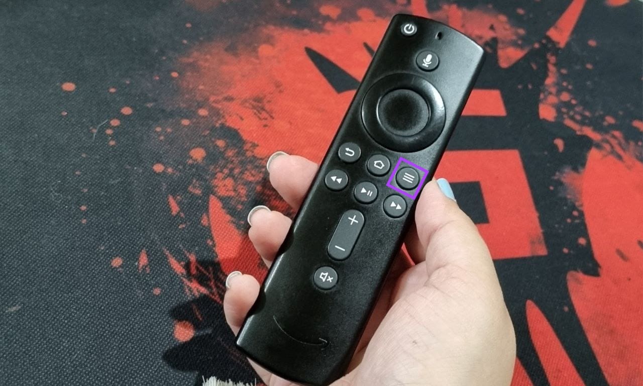 Press the options button