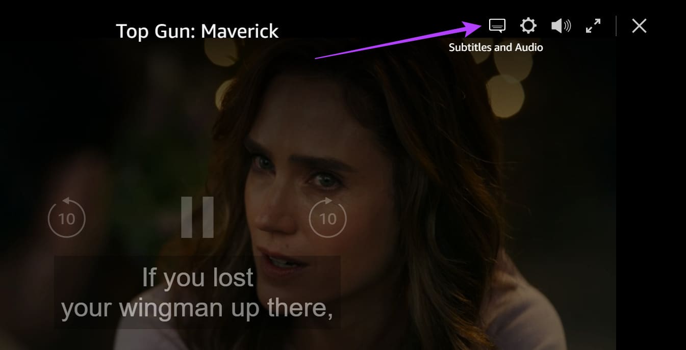 Click on Subtitles and Audio