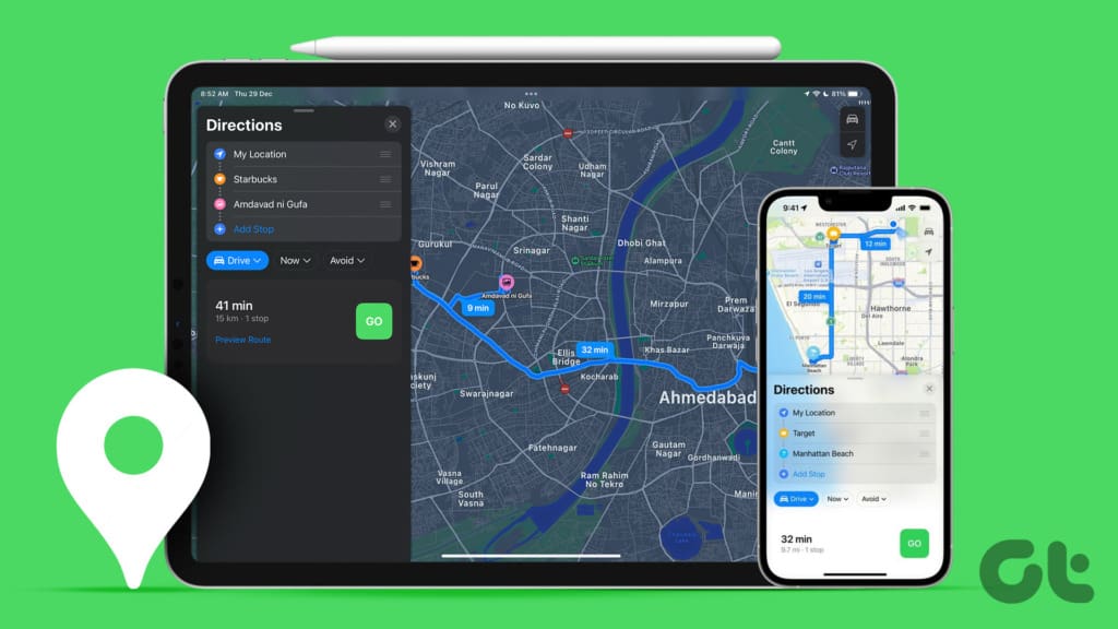 How to add multiple stops in Apple Maps