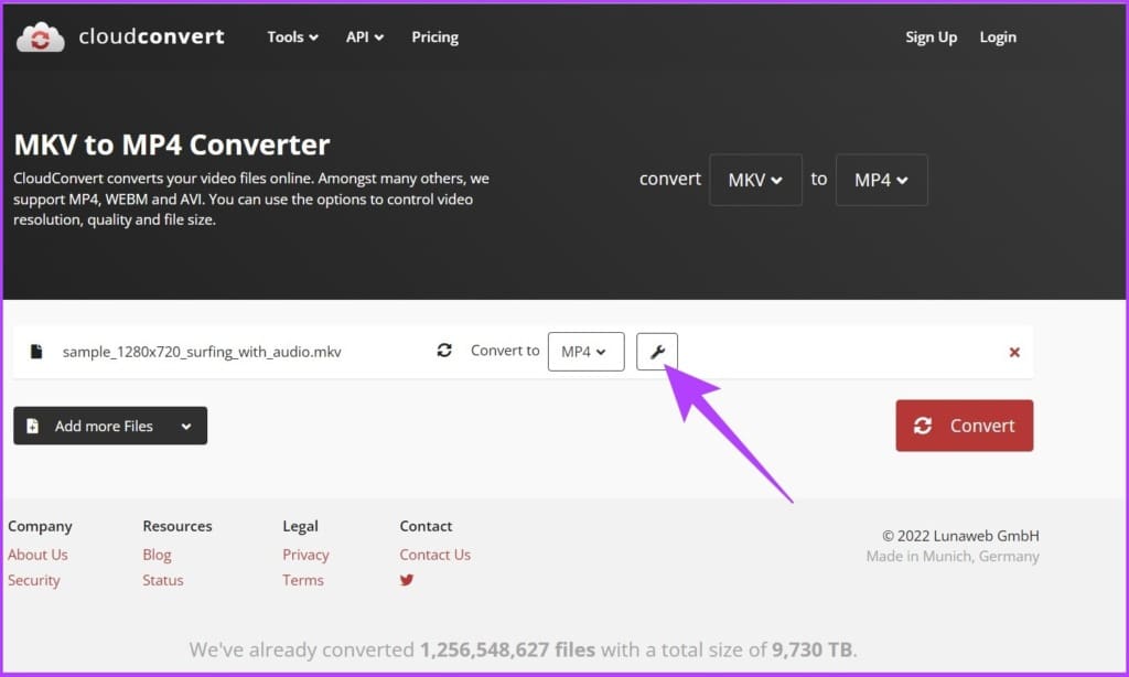 customize the output settings