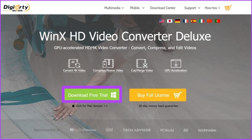 Download WinX Video Converter Deluxe