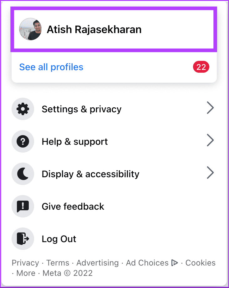Select your Profile