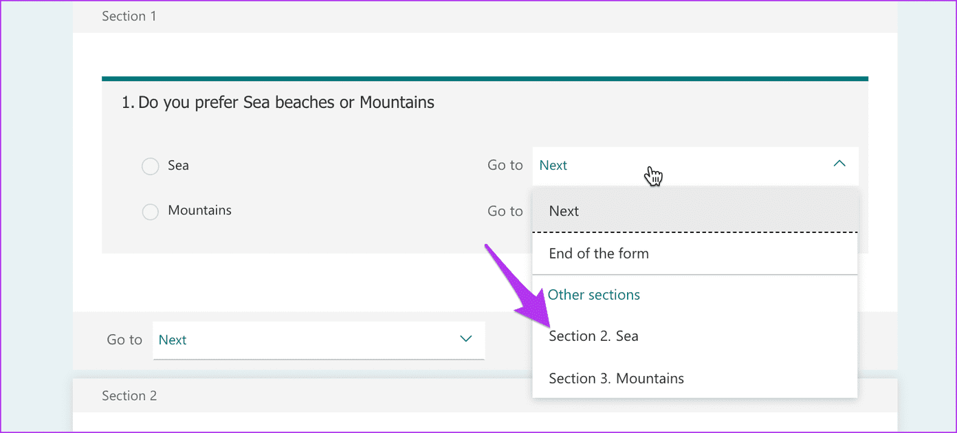 How to Add Branching in Microsoft Forms2